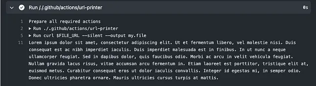 Base example output